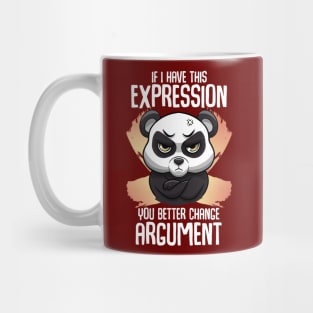 Grumpy panda Mug